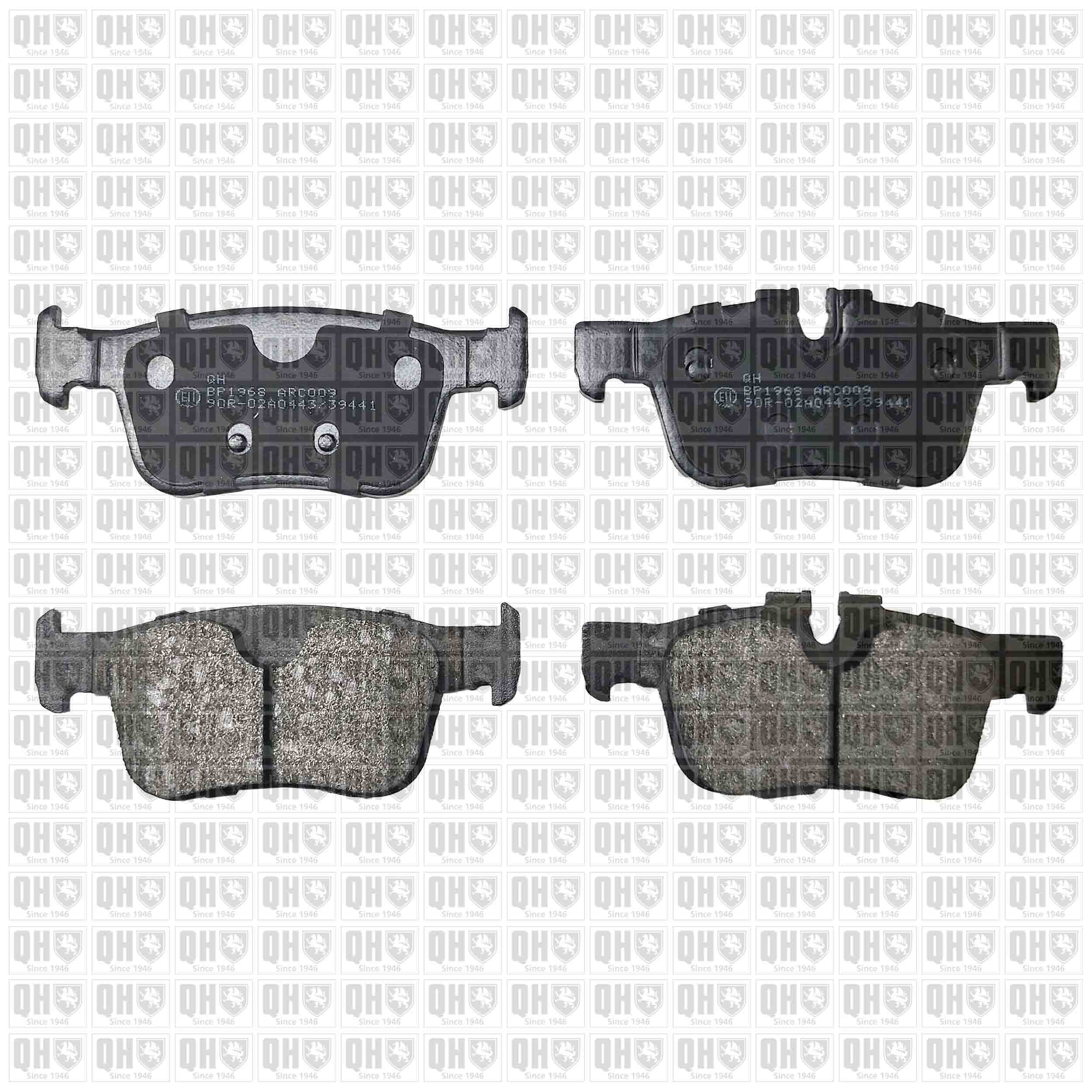 Sada brzdových platničiek kotúčovej brzdy QUINTON HAZELL